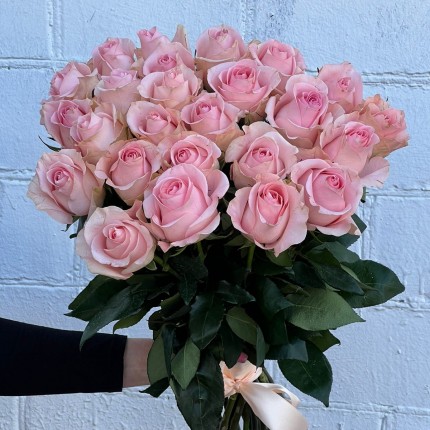 Букет из нежных розовых роз - купить с доставкой в Набережных Челнах